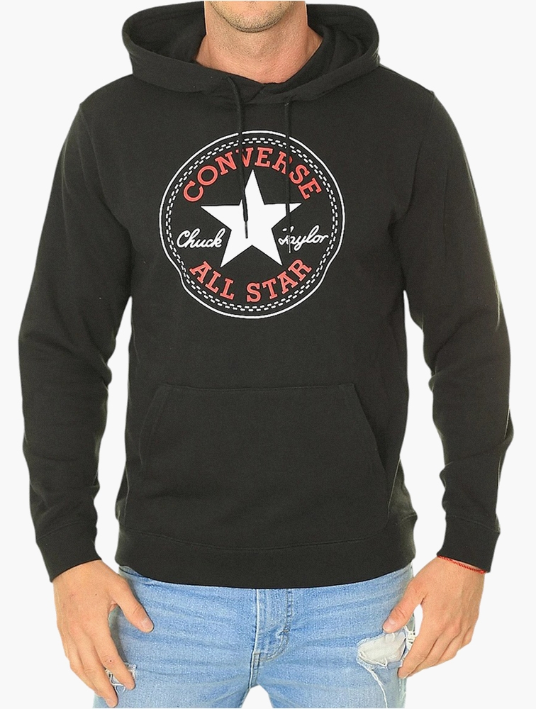 MyRunway Shop Converse Black Standard-Fit Pullover Hoodie for