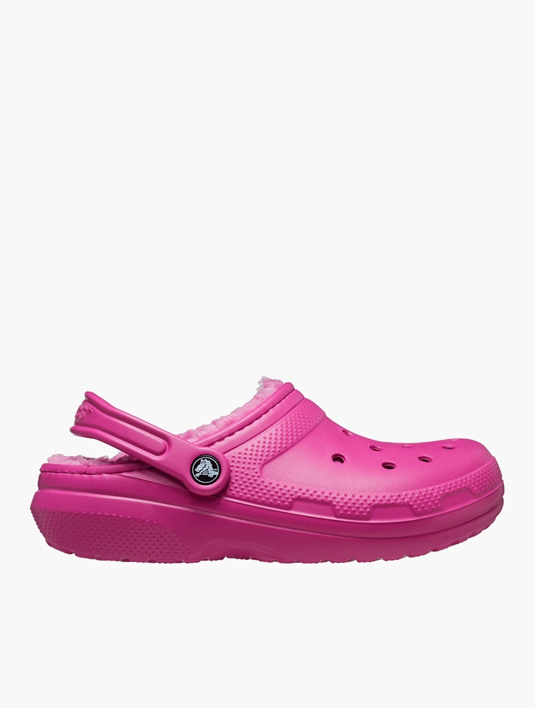 MyRunway Shop Crocs Fuchsia Fun Classic Lined Clogs for Women