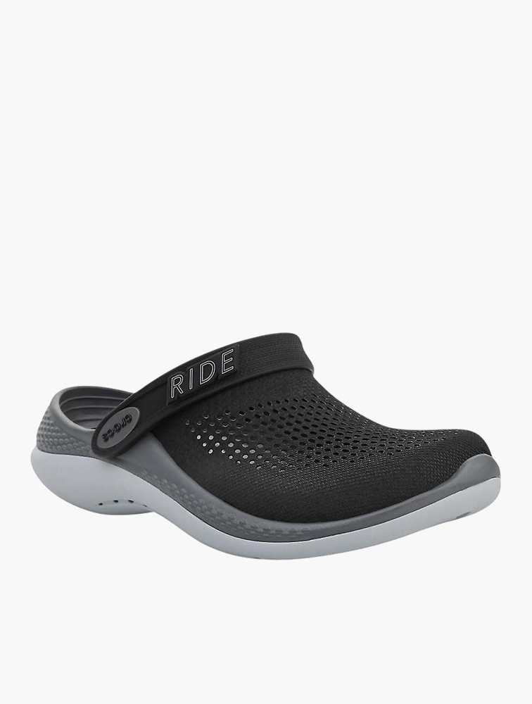 MyRunway Shop Crocs Black Slate Grey Lite Ride 360 Clogs for