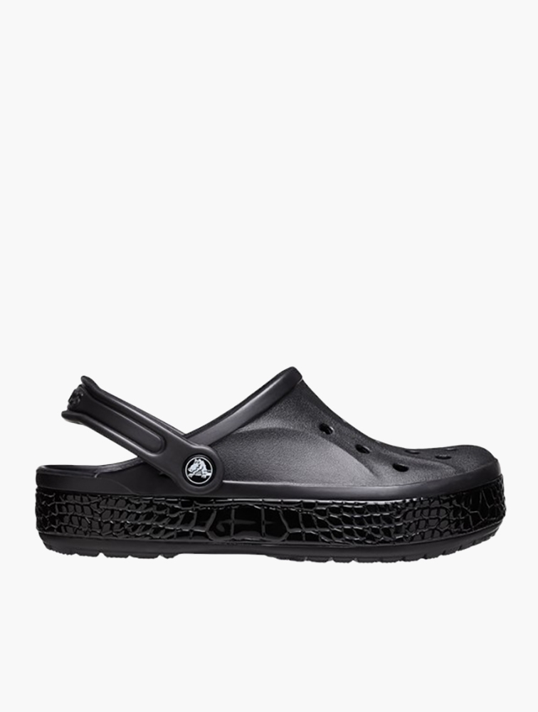 MyRunway Shop Crocs Black Bayaband Croco Clogs for Women Men