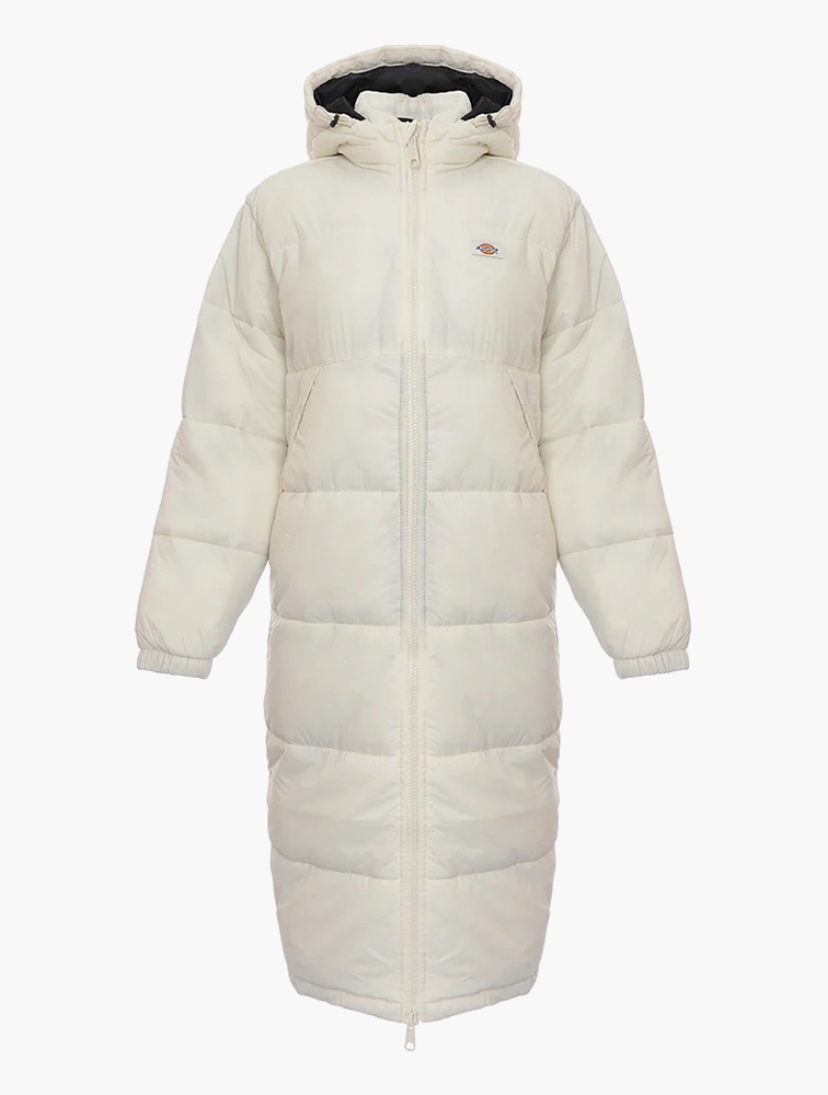 MyRunway Shop Dickies White Atlanta Long Puffer Coat for Women