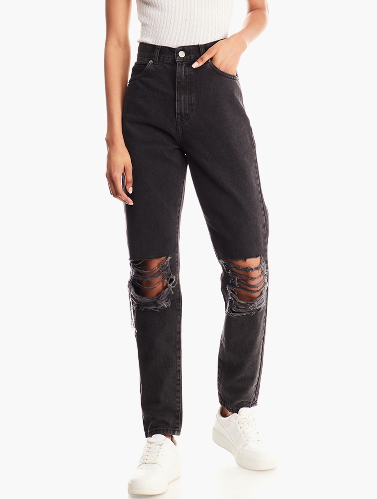 MyRunway Shop Dr Denim Black Ripped Skinny Jeans for Women from