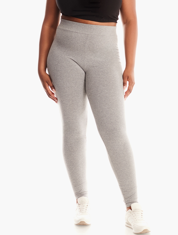 MyRunway Shop Forever 21 Grey Melange High Waist Leggings for