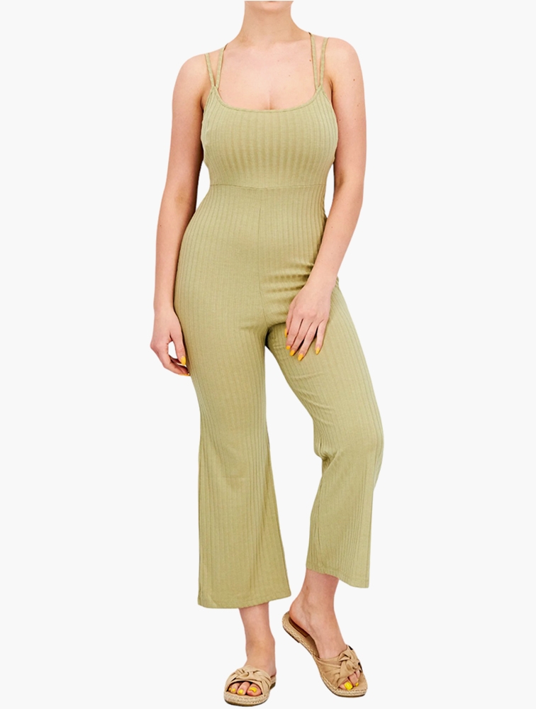 MyRunway Shop Forever 21 Light Olive Sleeveless Textured