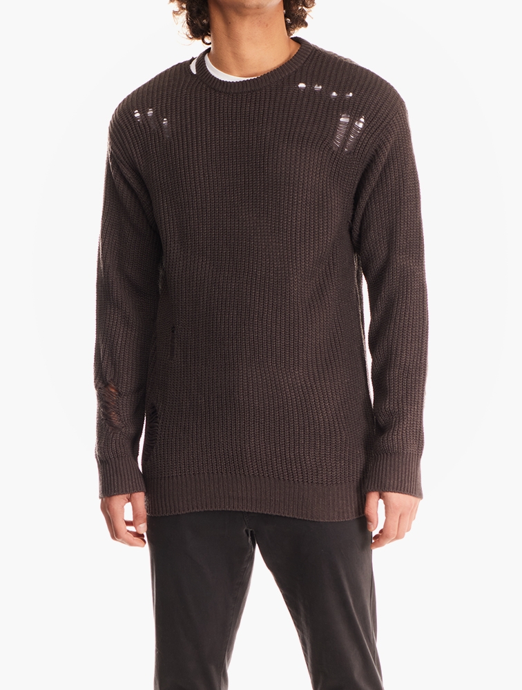 Forever 21 Mens Distressed Sweater MyRunway Shop Forever 21