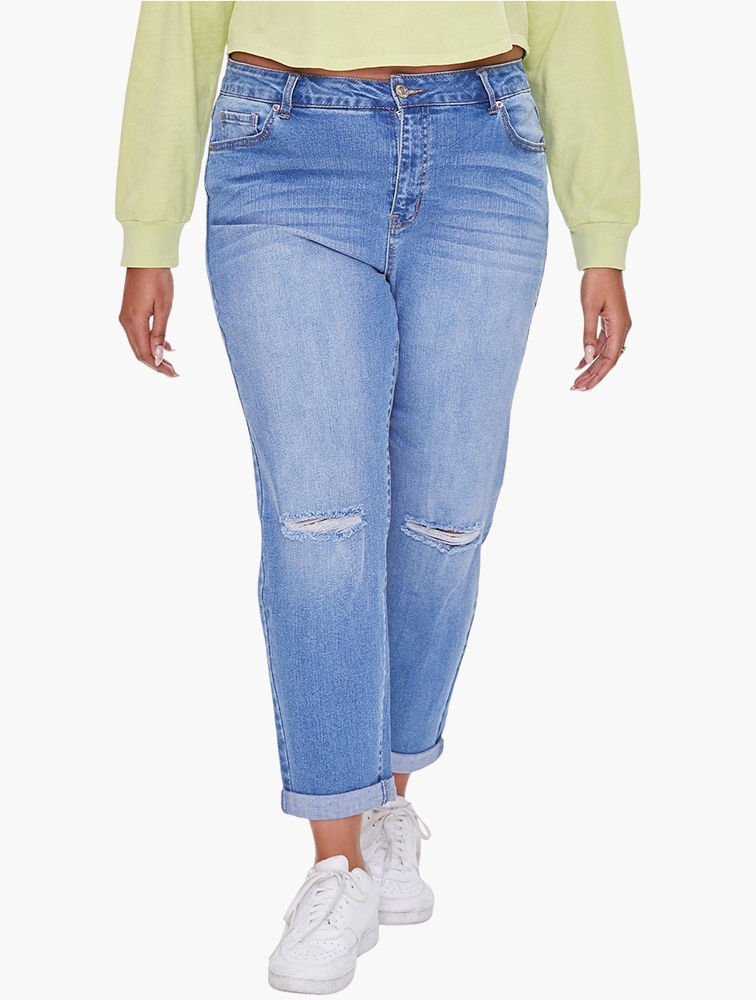 Ladies Jeans High Waisted Mom Jeans Forever 21 Forever 21 Dark