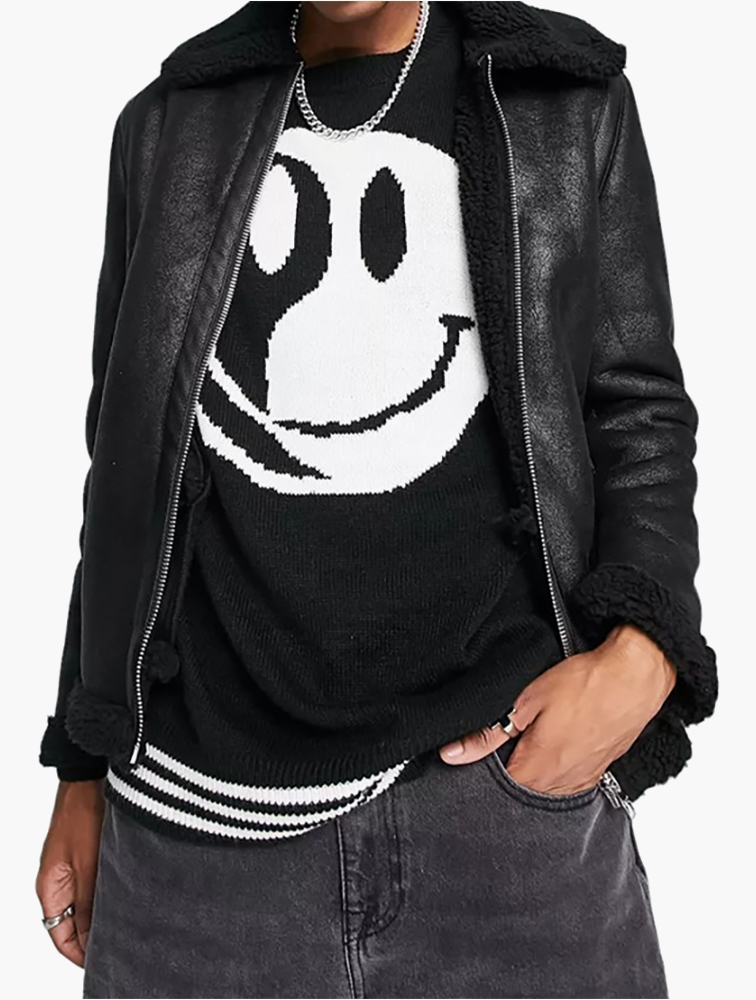 Leather Jacket Good For Nothing Black Jacket MyRunway Shop Good