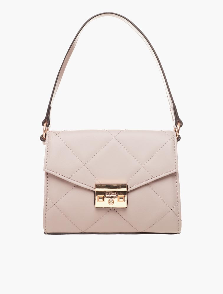 MyRunway Shop GUESS Lilac Tergesen Mini Crossbody Flap Bag for