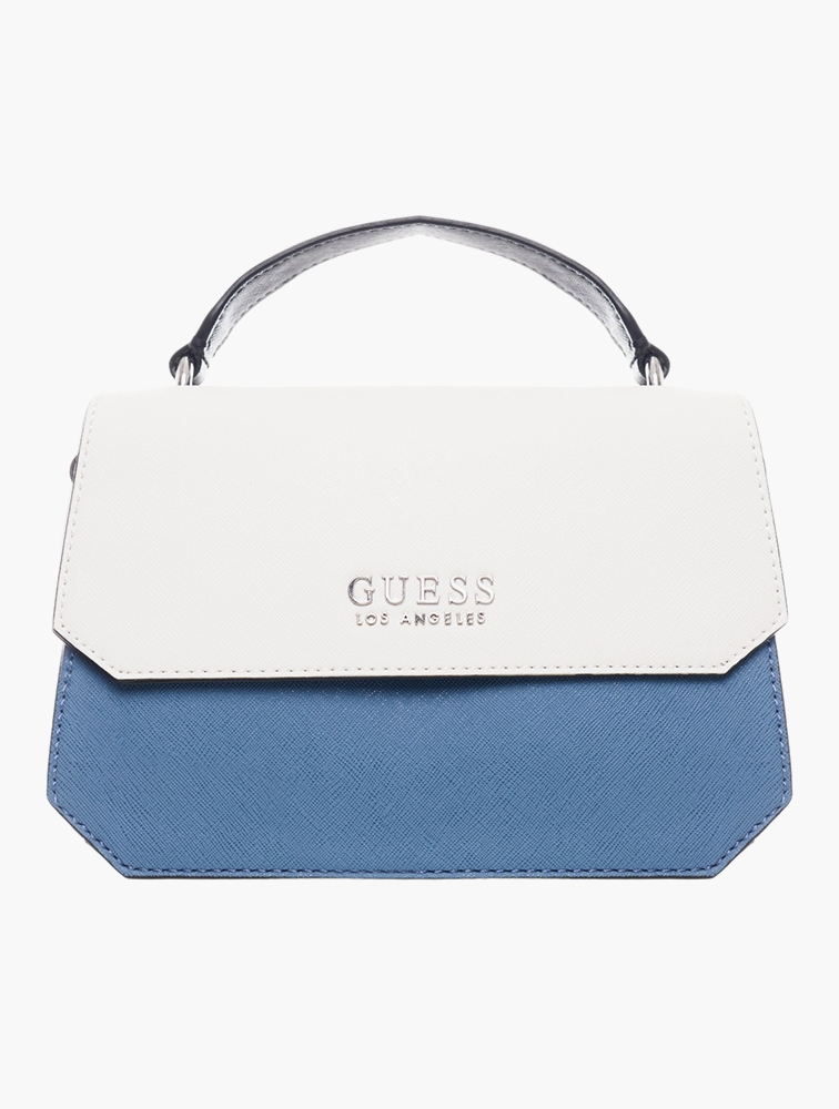 Shoulder Bag Guess Colette Mini Society MyRunway Shop GUESS Blue