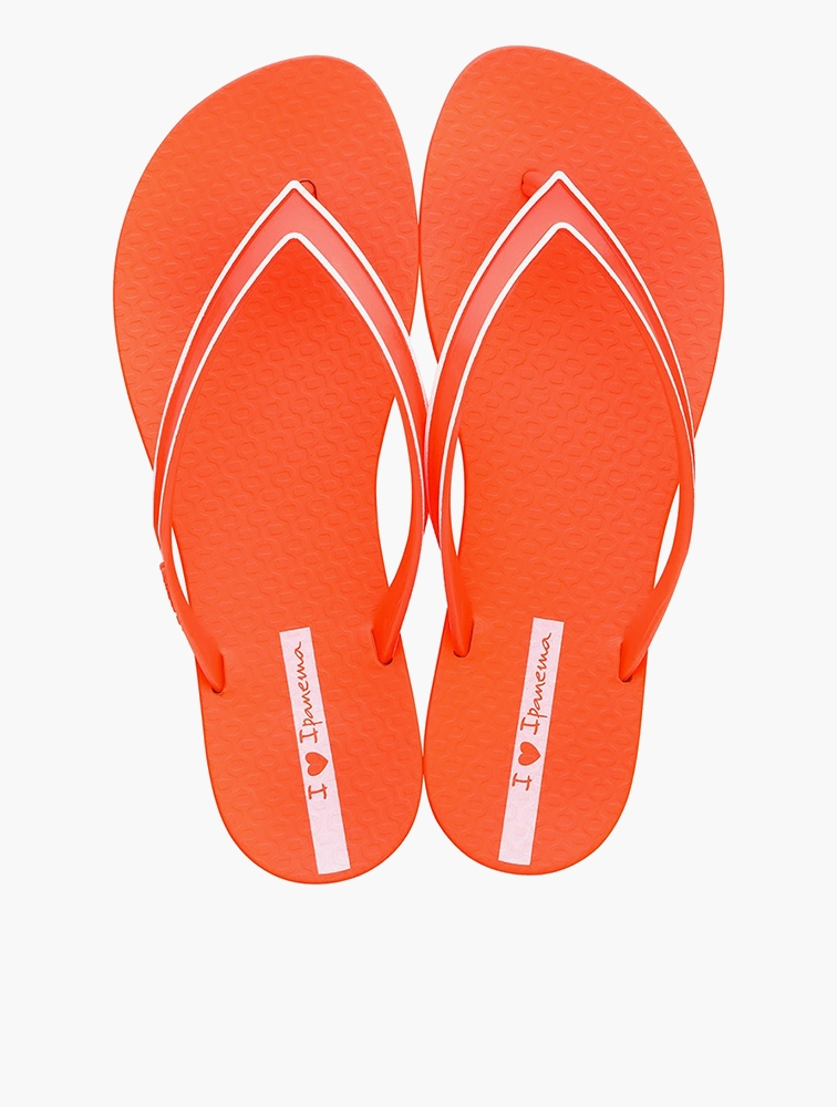 MyRunway Shop Ipanema Orange New Essencial Thong Flip Flops for