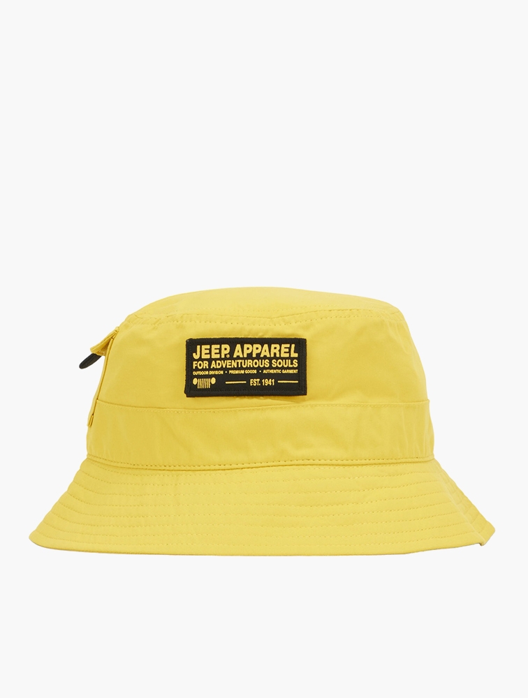 MyRunway Shop Jeep Yellow Tech Bucket Hat for Men from MyRunway