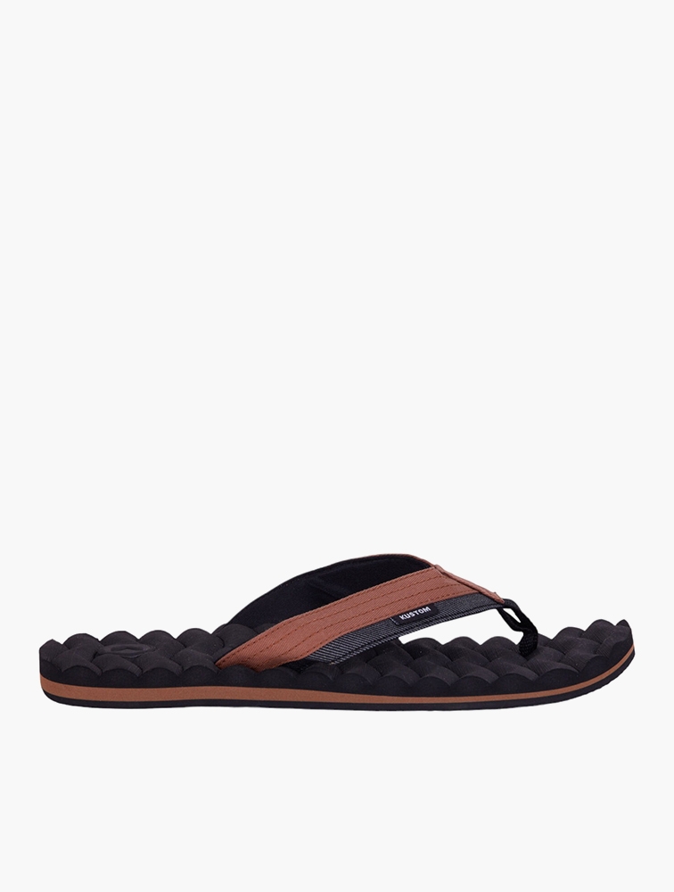 MyRunway Shop Kustom Slate Tan Hummer III Thong Sandals for