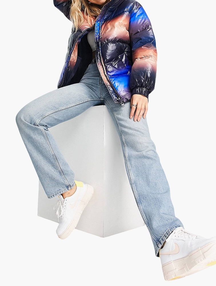 Style Monki Long Puffer MyRunway Shop Monki Multi Ombre Puffer