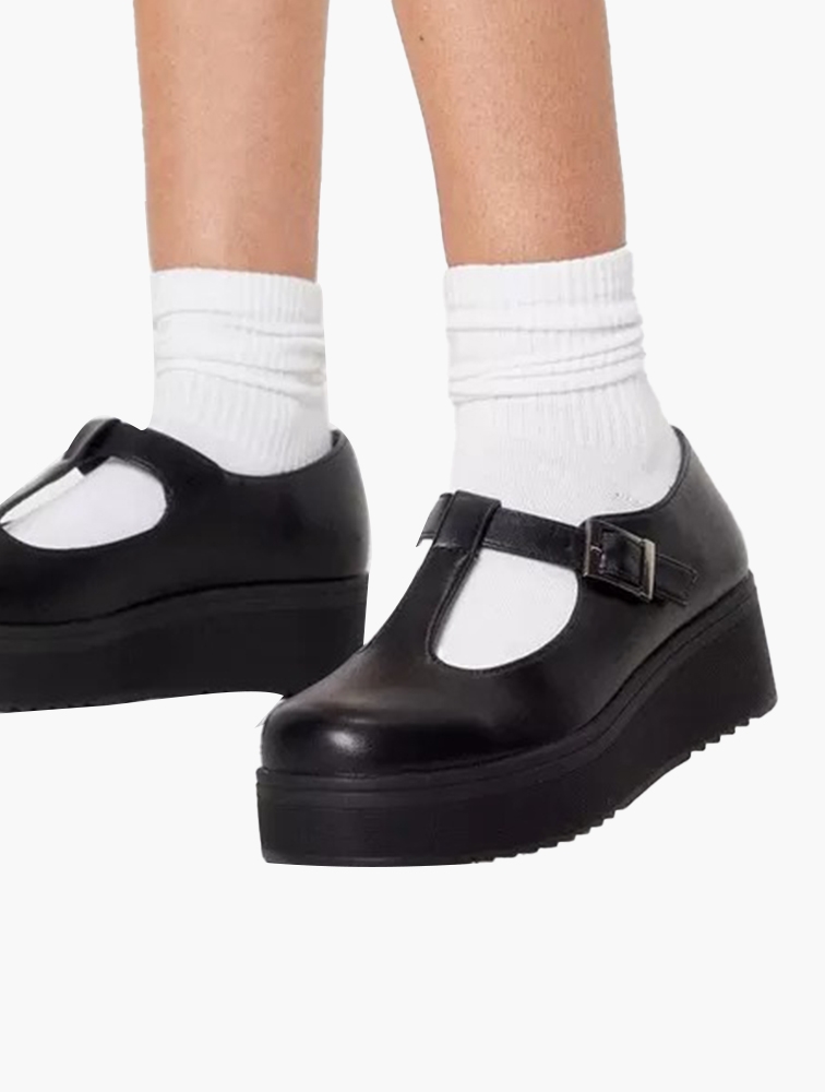 MyRunway Shop Nasty Gal Black Nostalgic Soul Platform Mary Jane