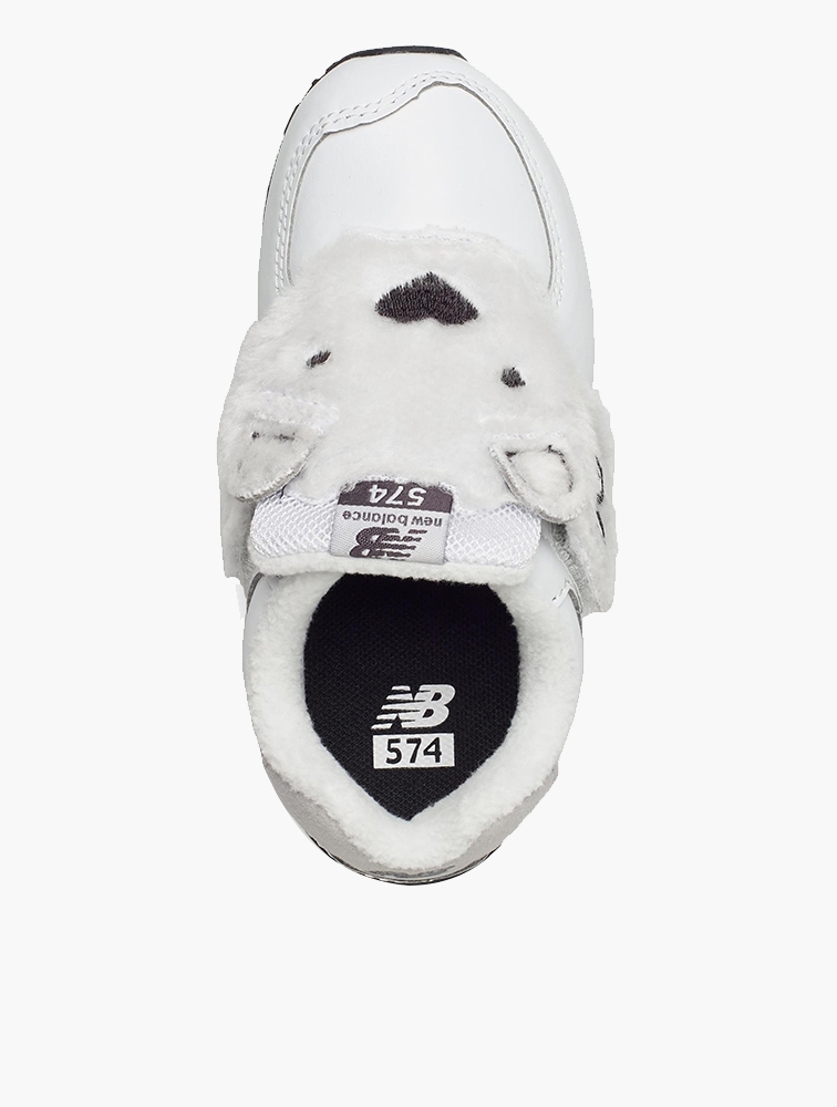 MyRunway Shop New Balance White 574 Classic Sneakers for Kids