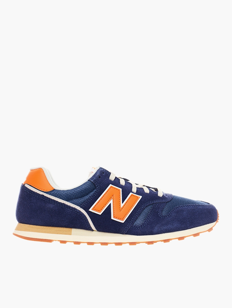 MyRunway Shop New Balance Pigment Blue Orange 373 Sneakers for