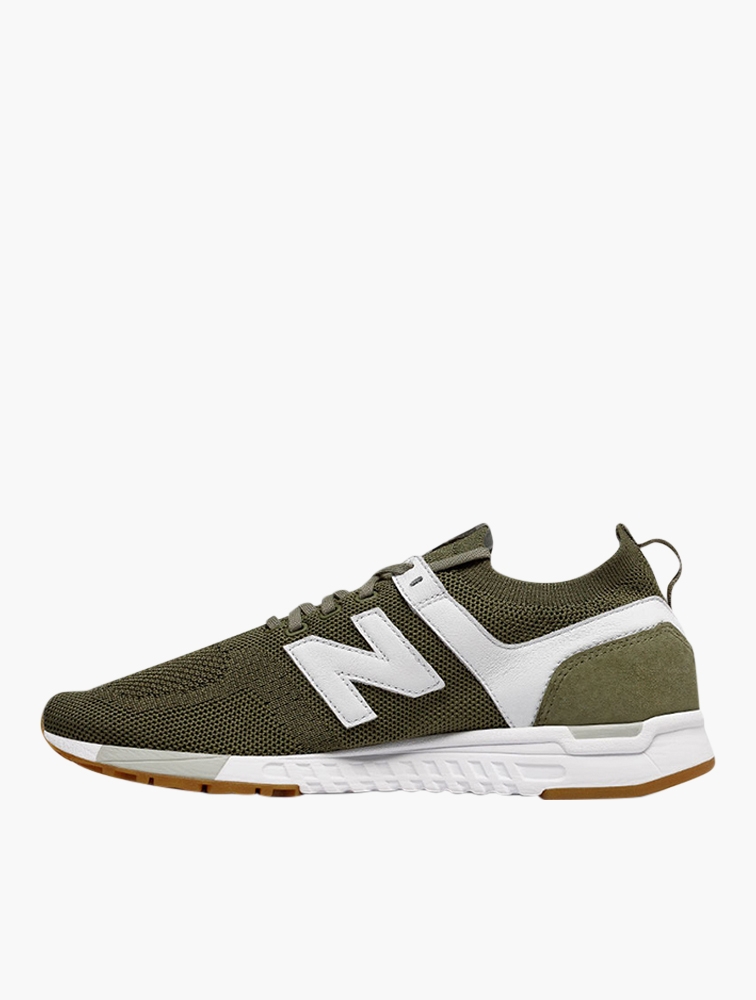 MyRunway Shop New Balance Green White Rev Lite 247 Sneakers
