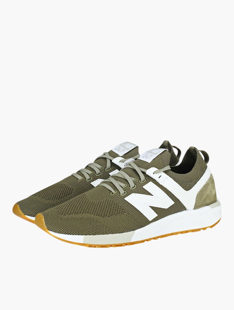 MyRunway Shop New Balance Green White Rev Lite 247 Sneakers