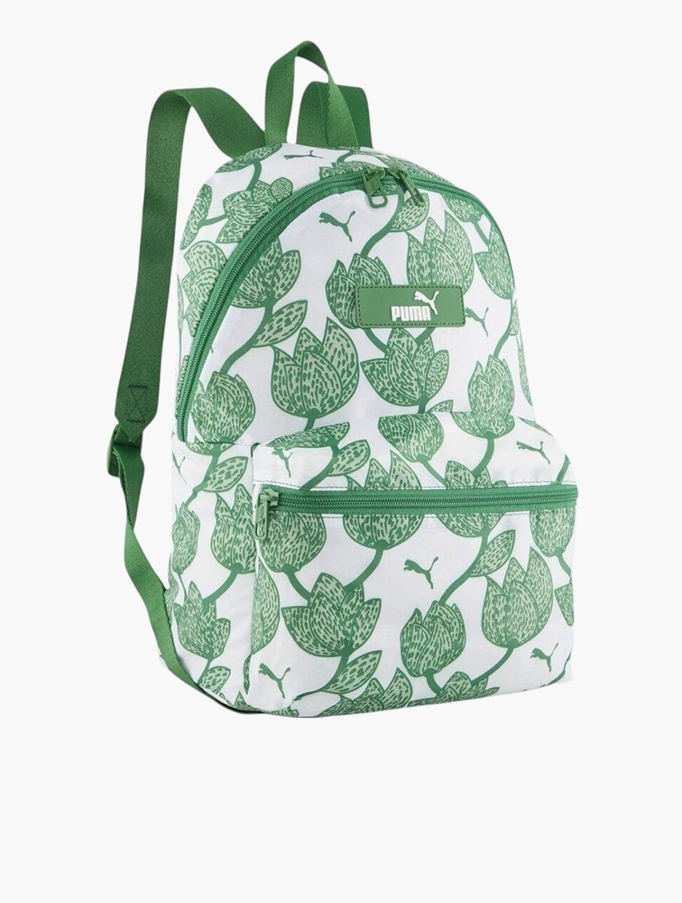 MyRunway Shop PUMA Archive Green Blossom Print Core Pop Backpack