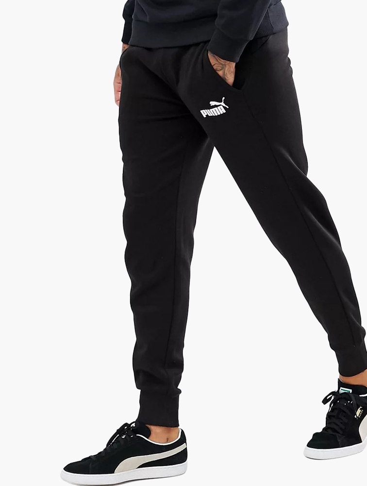 Joggers Puma Slim Fit Pants Puma Black Slim Fit ESS Joggers