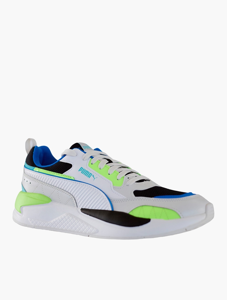 MyRunway Shop PUMA White Multi X-Ray Square Sneakers for Men
