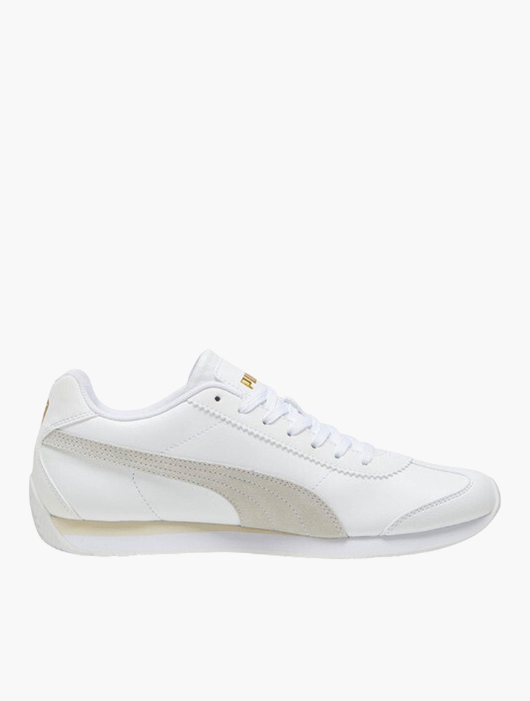 MyRunway Shop PUMA White Gold Turin Golazo Sneakers for
