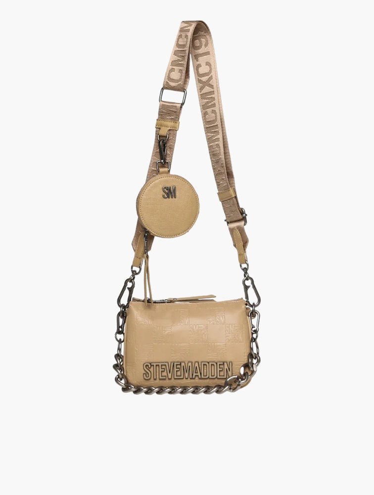 MyRunway Shop Steve Madden Taupe Miniroy Crossbody Bag for Women