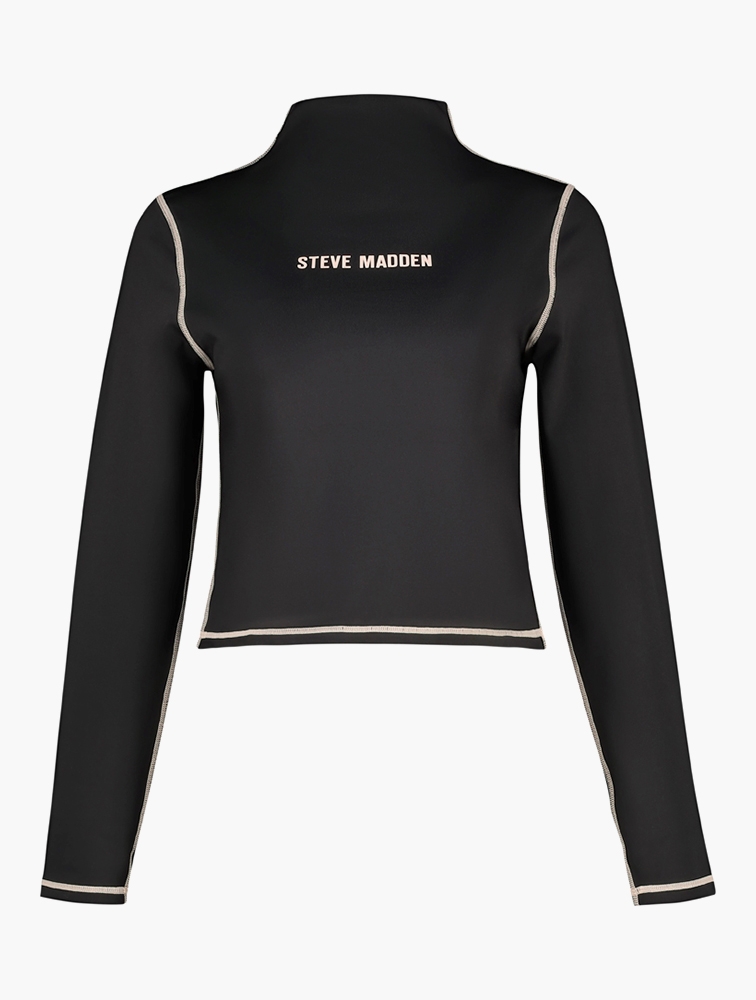 MyRunway Shop Steve Madden Black Delia Long Sleeve Shirt for