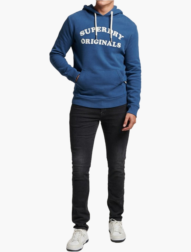 MyRunway Shop Superdry Skate Blue Vintage Cooper Classic Hoodie