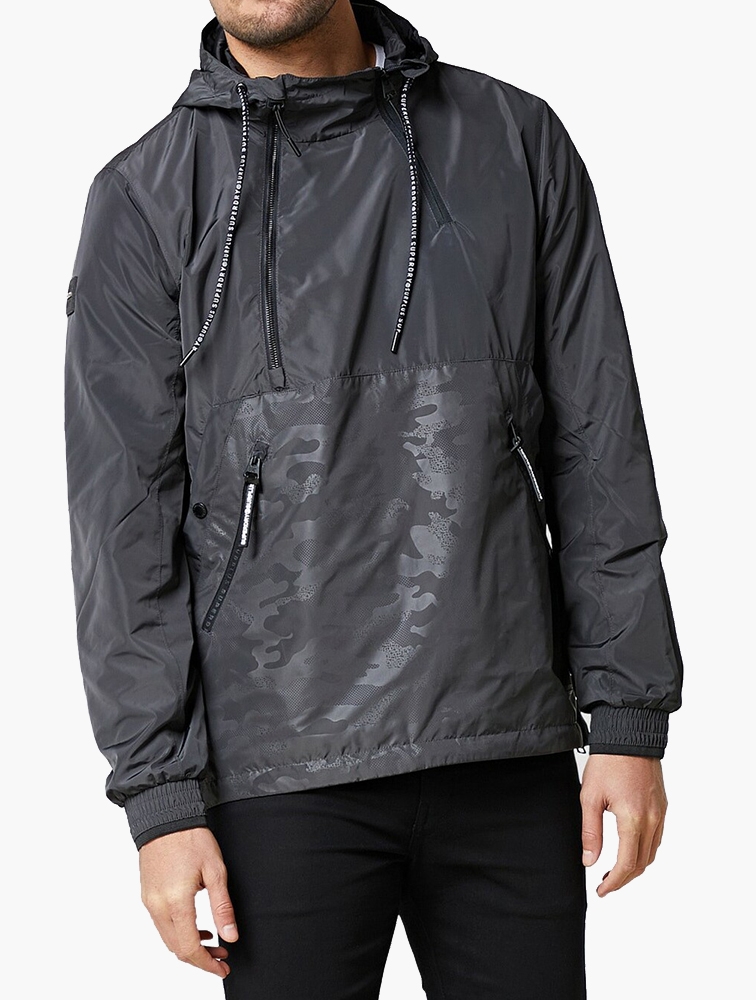 MyRunway Shop Superdry Carbon Grey Surplus Dual Zip Overhead