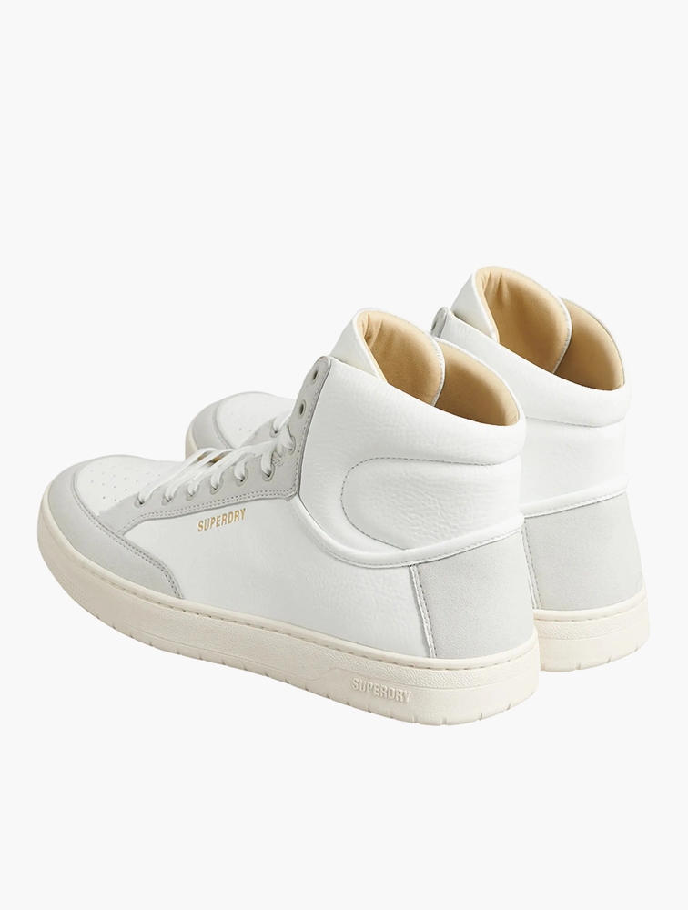 MyRunway Shop Superdry White Grey Vintage Vegan Basket High