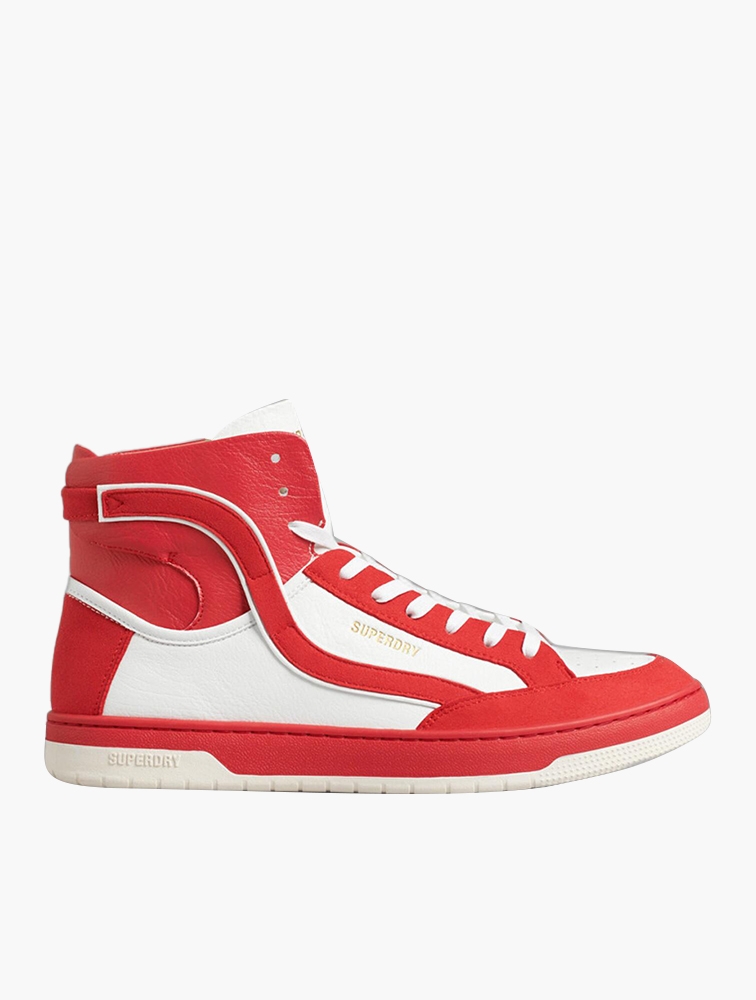 High Top Superdry Sneakers MyRunway Shop Superdry White Red
