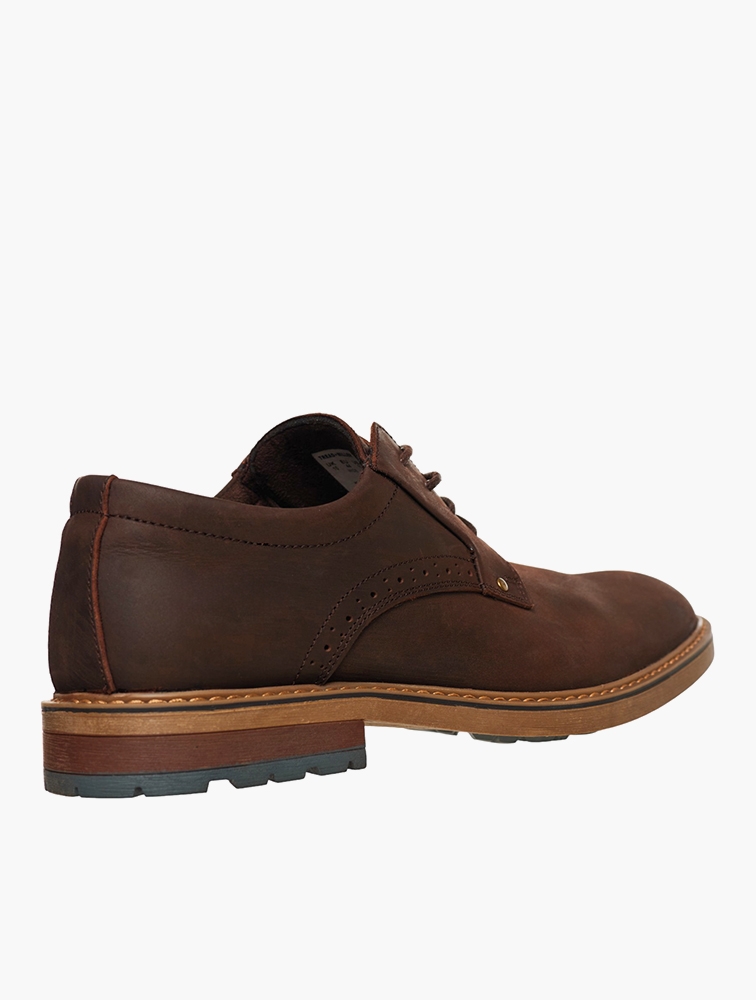 MyRunway Shop Tread Miller Chocolate Casual Lace Up Derbys for