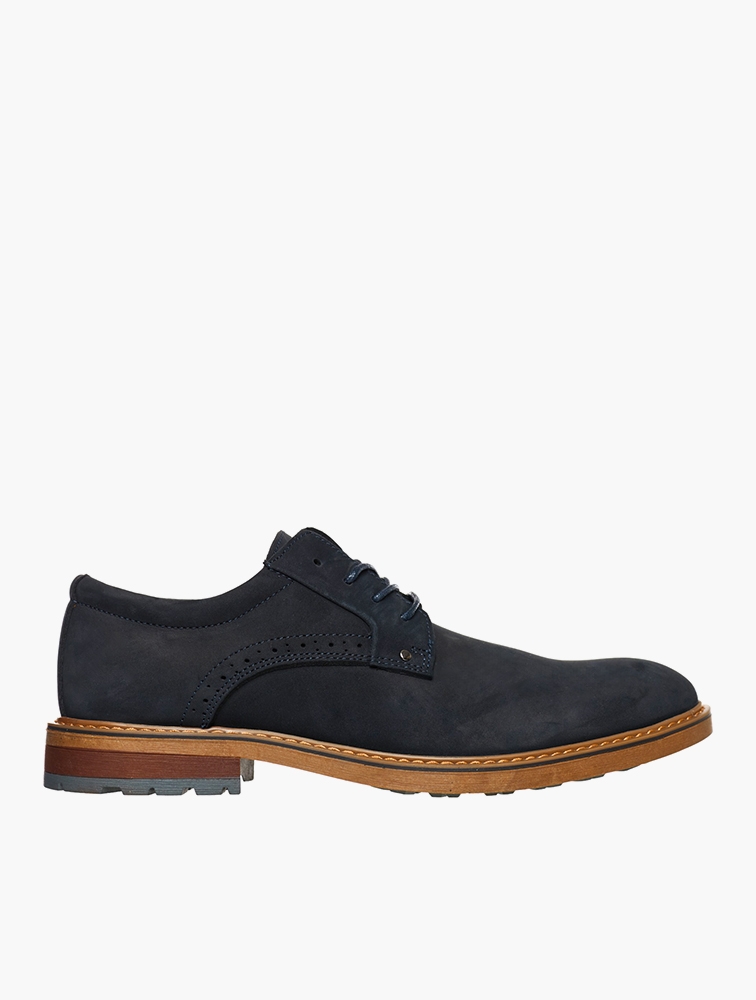 MyRunway Shop Tread Miller Navy Casual Lace Up Derbys for Men