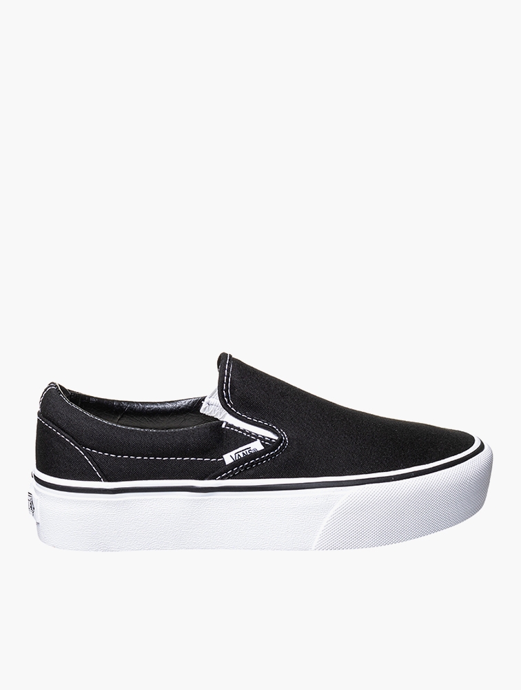 Vans Slip On Platform Black Vans Womens MyRunway Shop Vans Black