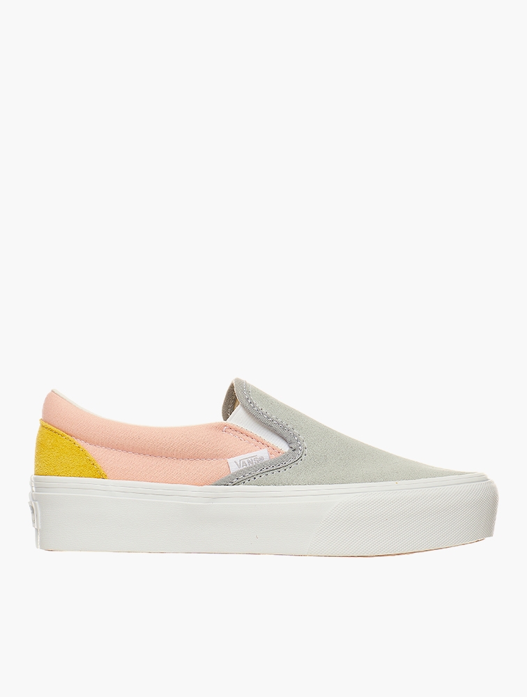 MyRunway Shop Vans Pastel True White Colour Block Classic Slip