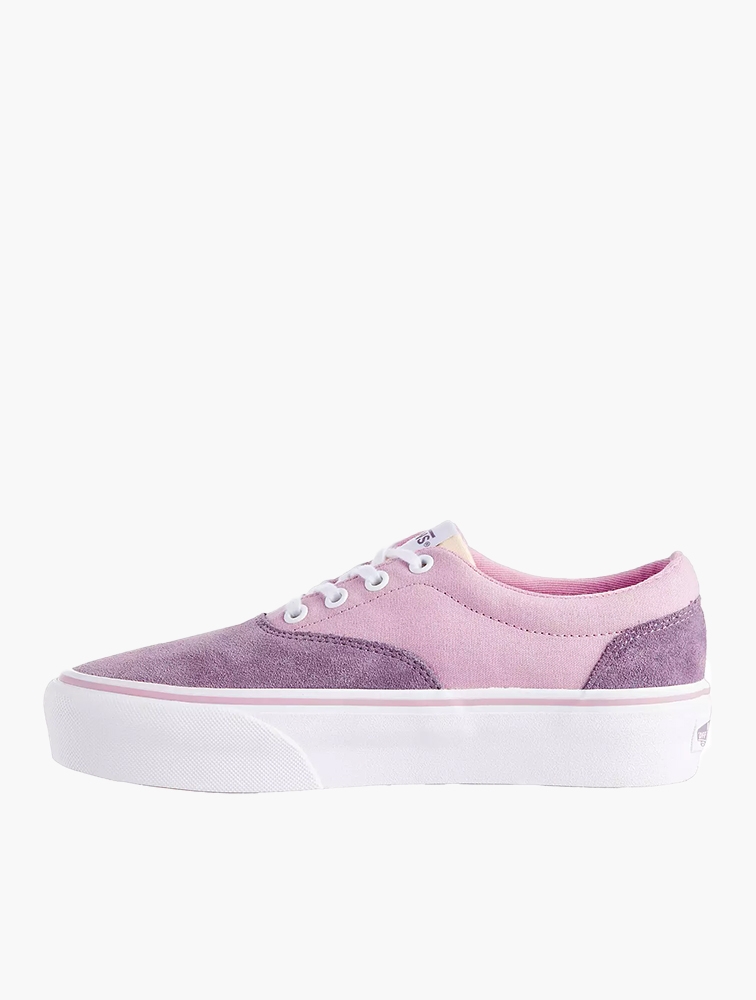 MyRunway Shop Vans Lilac Colourblock Doheny Platform Sneakers