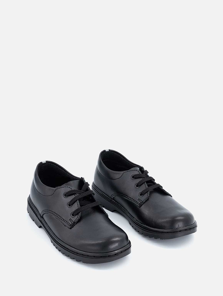 MyRunway Shop Walkmates Black Lace Up Leather School Shoes for