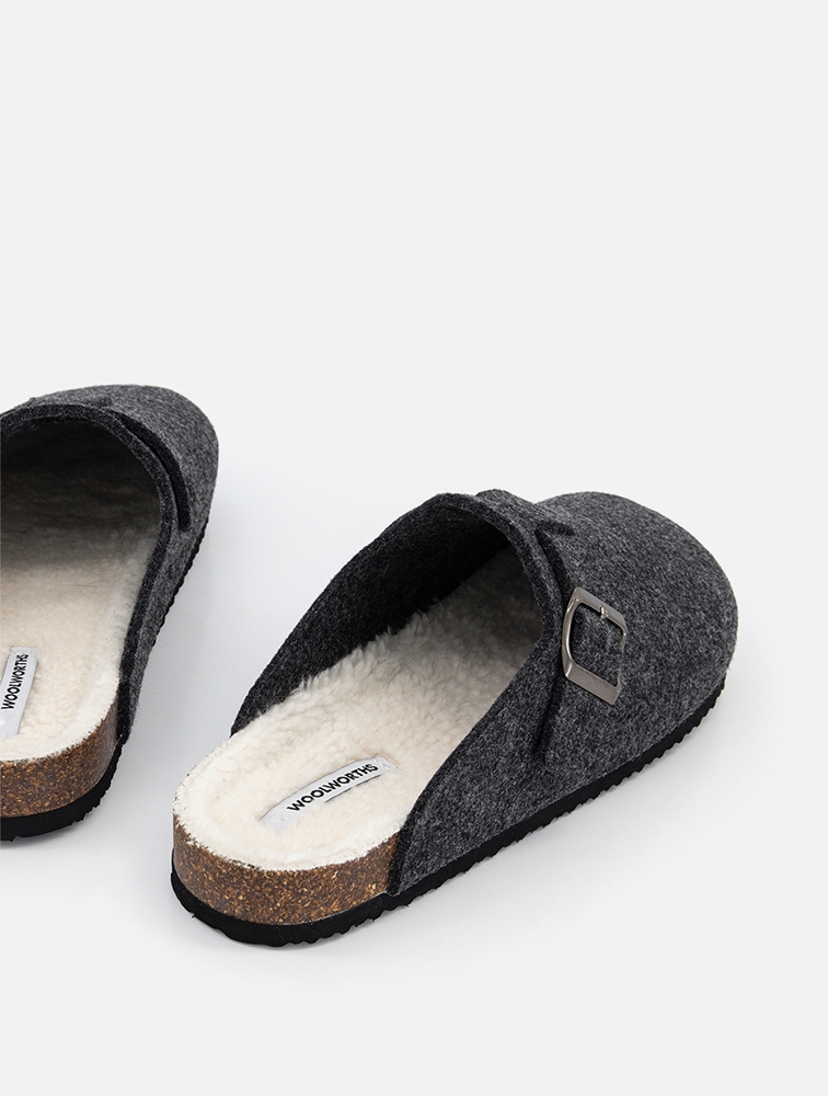 Mule Slippers Woolworths Mens Flip Flops Buy Brown Textured Jersey