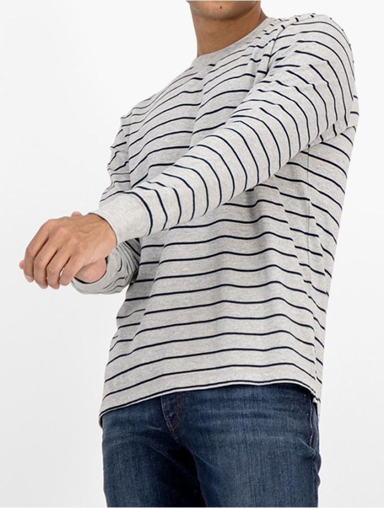 MyRunway Shop Woolworths Grey Melange Colour Block Slim Fit