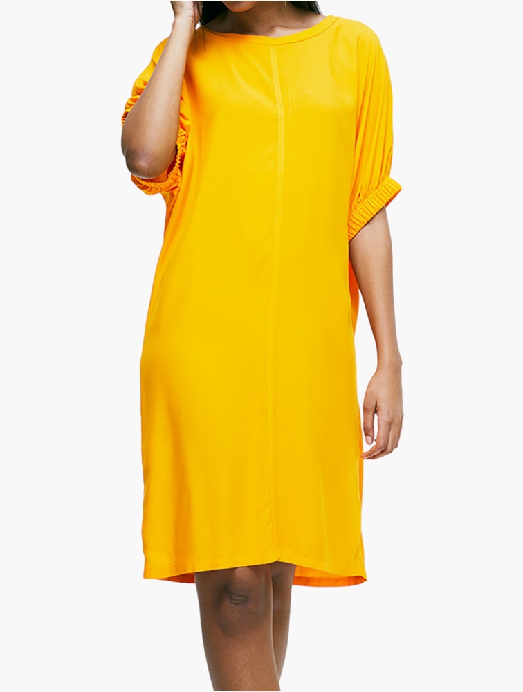 MyRunway Shop Woolworths Light Orange Cuffed Sleeve Viscose