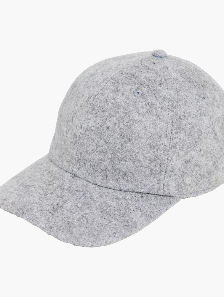 MyRunway | Shop ASOS Charcoal Felt Baseball Cap for Women from MyRunway ...