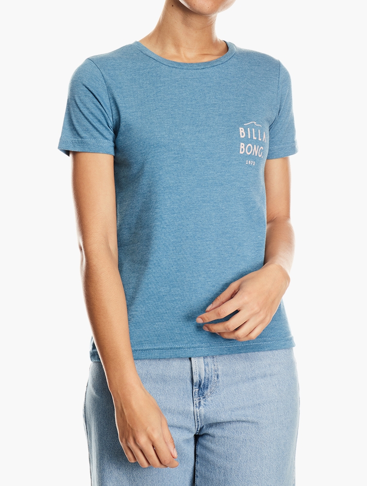 MyRunway | Shop Billabong Insignia Blue Heather Melange Allye Short ...