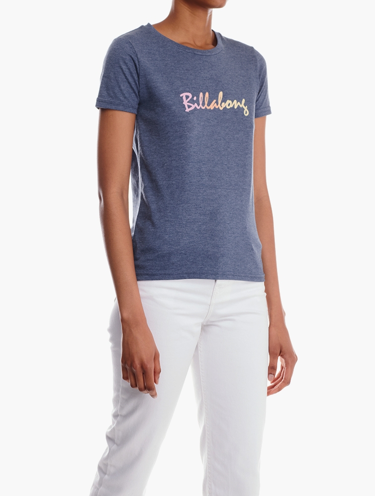 MyRunway | Shop Billabong Insignia Blue Heather Melange Laid Back Short ...