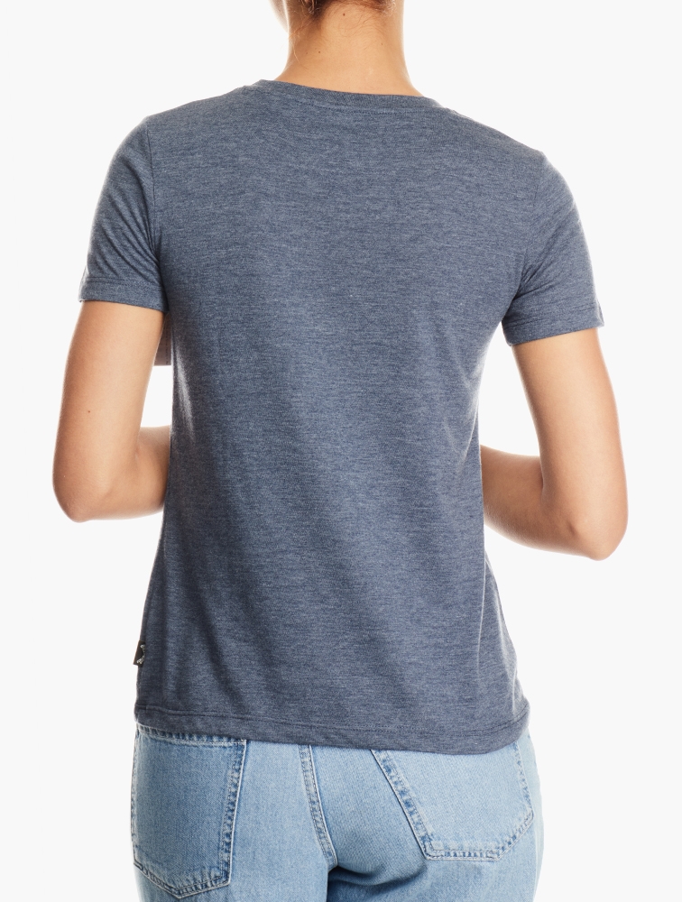 Shop Billabong Insignia Blue Heather Melange Siesta Beach Short Sleeve ...