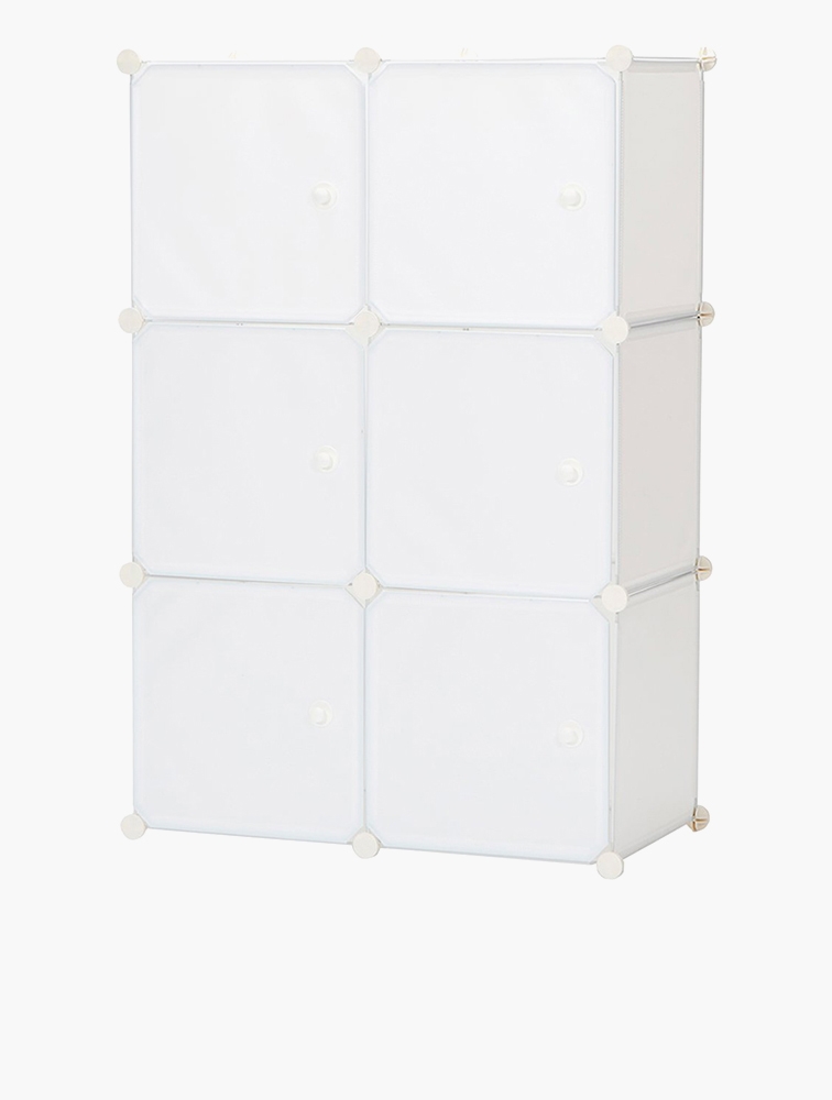 MyRunway | Shop Daily Home White Stackable Storage Cubes 6 Piece for ...