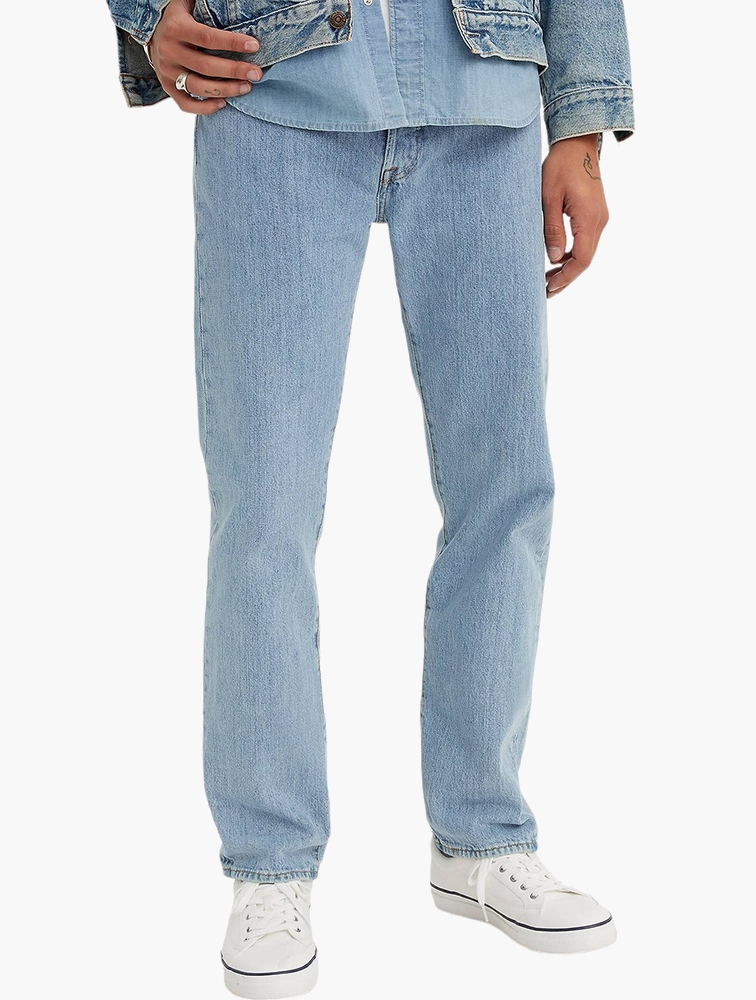 MyRunway | Shop Levi's Blue Light Stonewash 501 Original Fit Jeans for ...