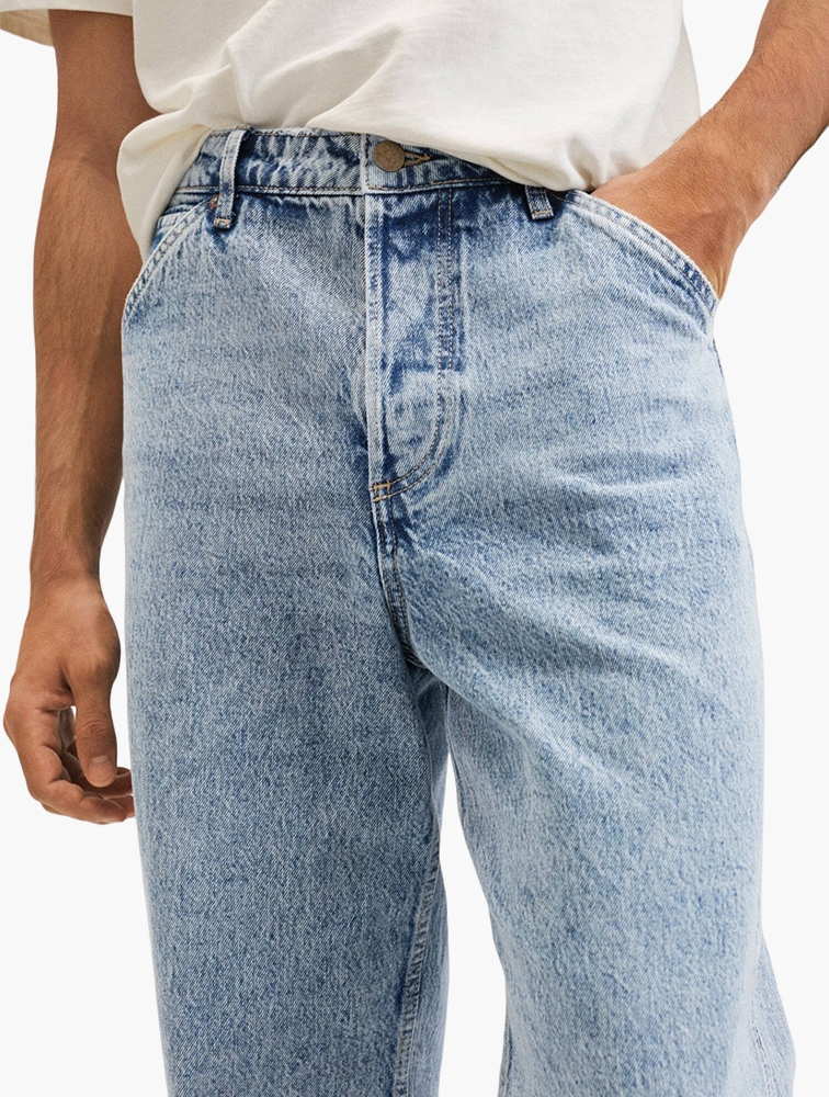 MyRunway | Shop Mango Soft Denim Granate Tapered Loose Cropped Jeans ...