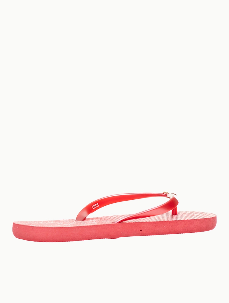 MyRunway | Shop Polo Red Basic Floral Print Flip Flops for Women from ...