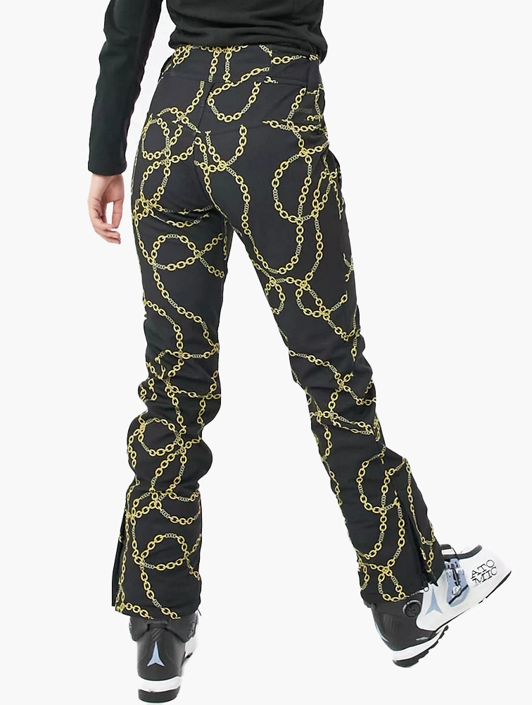 MyRunway | Shop Protest Black Chain Softshell Ski Pants for Women from ...